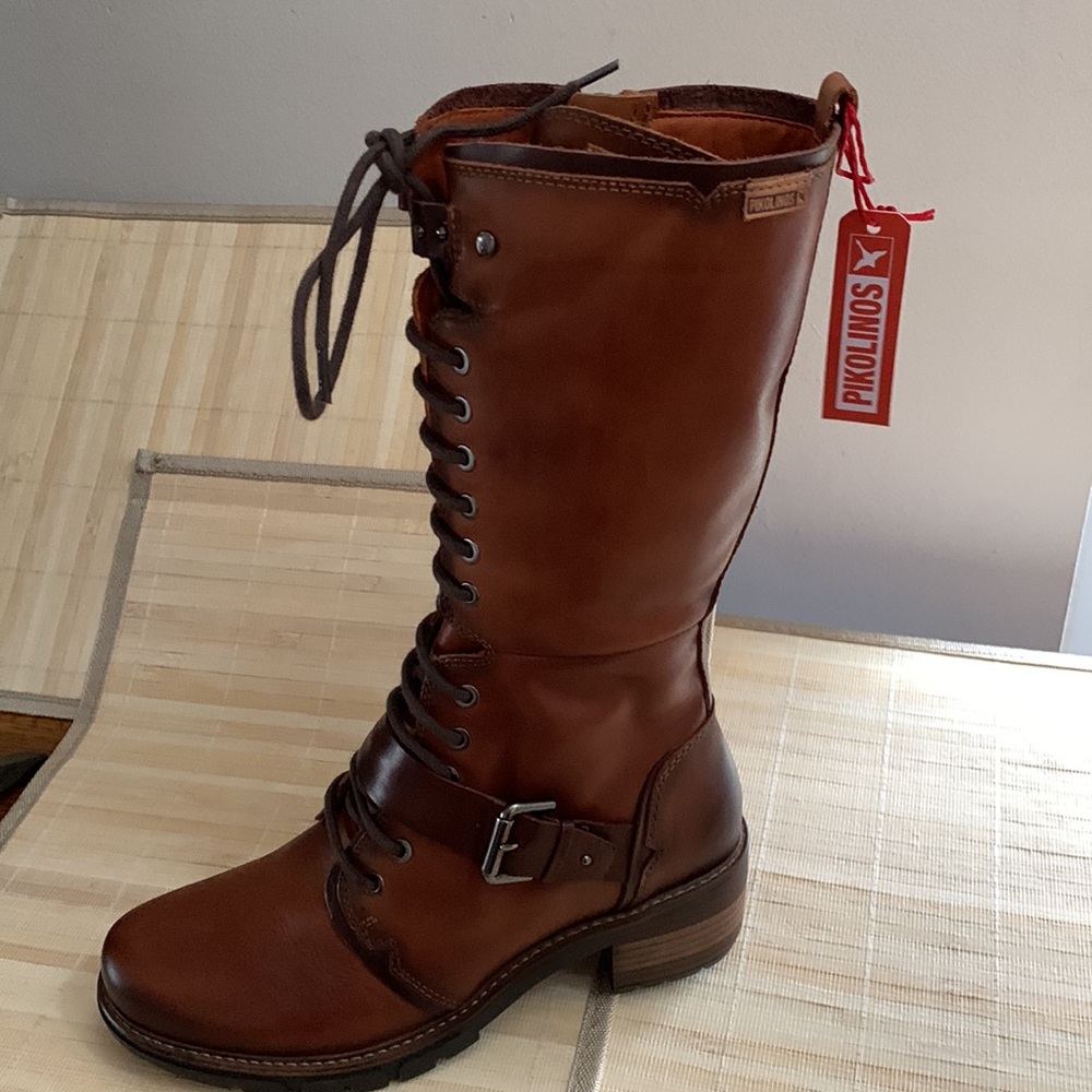Pikolinos San Sebastián Size 38/US 7.5 brown boots